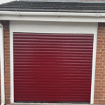 Brilliant Red Roller garage Door Birmingtham